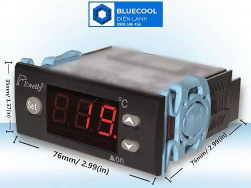 đồng hồ máy làm lạnh hồ cá